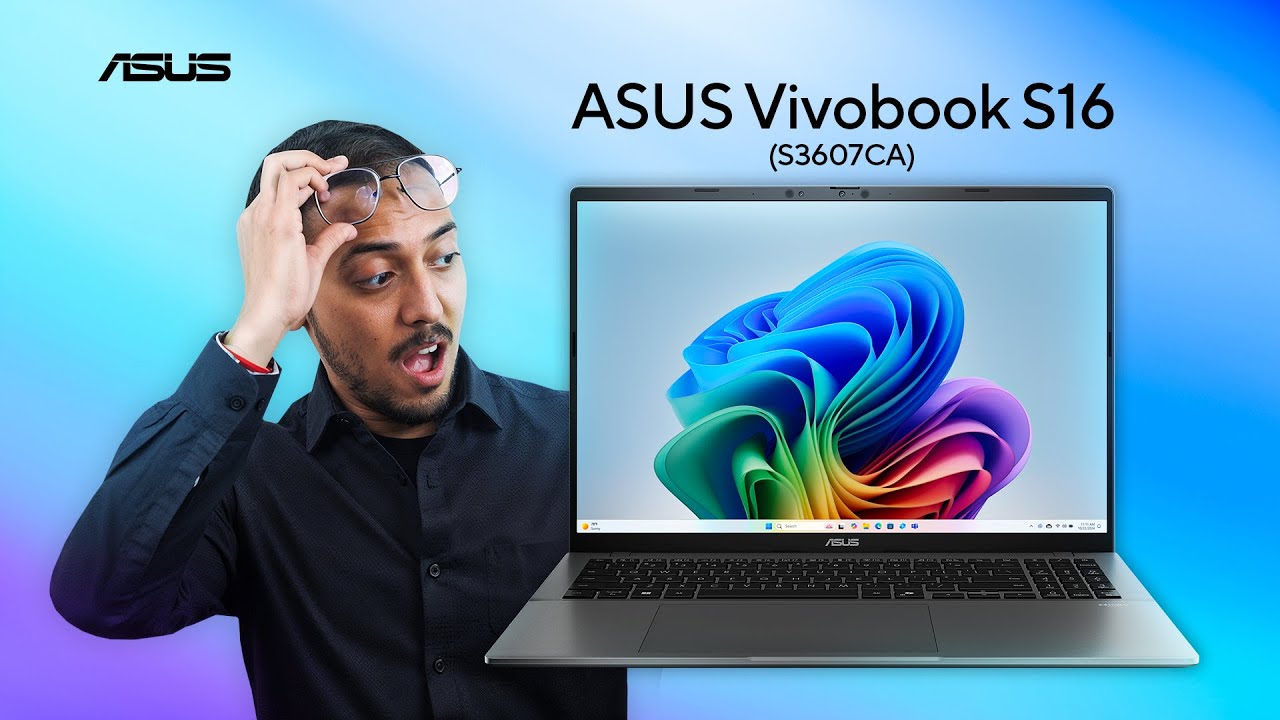 ASUS Vivobook S16 | Ultra-Slim 16” OLED Laptop with Intel Core Ultra & MIL-STD Durability