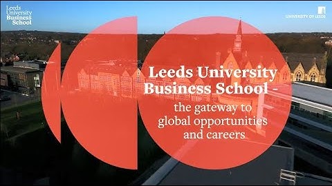Welcome to Leeds University Business School