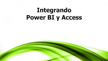 LA: Integrando Power BI y Access