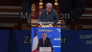Mélanchon vs Zemmour 😬 #shorts #tiktok #mélanchon #zemmour #vs #politics