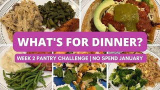 Whats for Dinner | Pantry & Freezer Challenge Meals | Easy Dinner Ideas