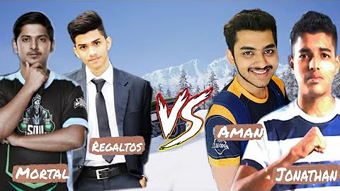 MortaL And Regaltos VS JONATHAN And Aman | 2 VS 2 ...