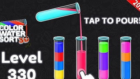 Color Water Sort 3D level