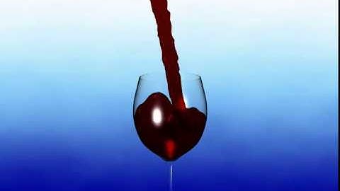 Animation - Glass of Wine - RealFlow 4 - Cinema 4D