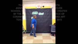 Installing a Tile Mural at St. Paschal Baylon School (In Fourteen Seconds)