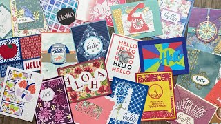 60+ Hello/Goodbye Cards | The Great, Big Card Swap Showcase: May 2024, Part 1