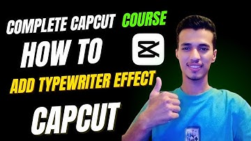 How to Add Typewriter Effect in CapCut PC | Easy Text Animation Tutorial