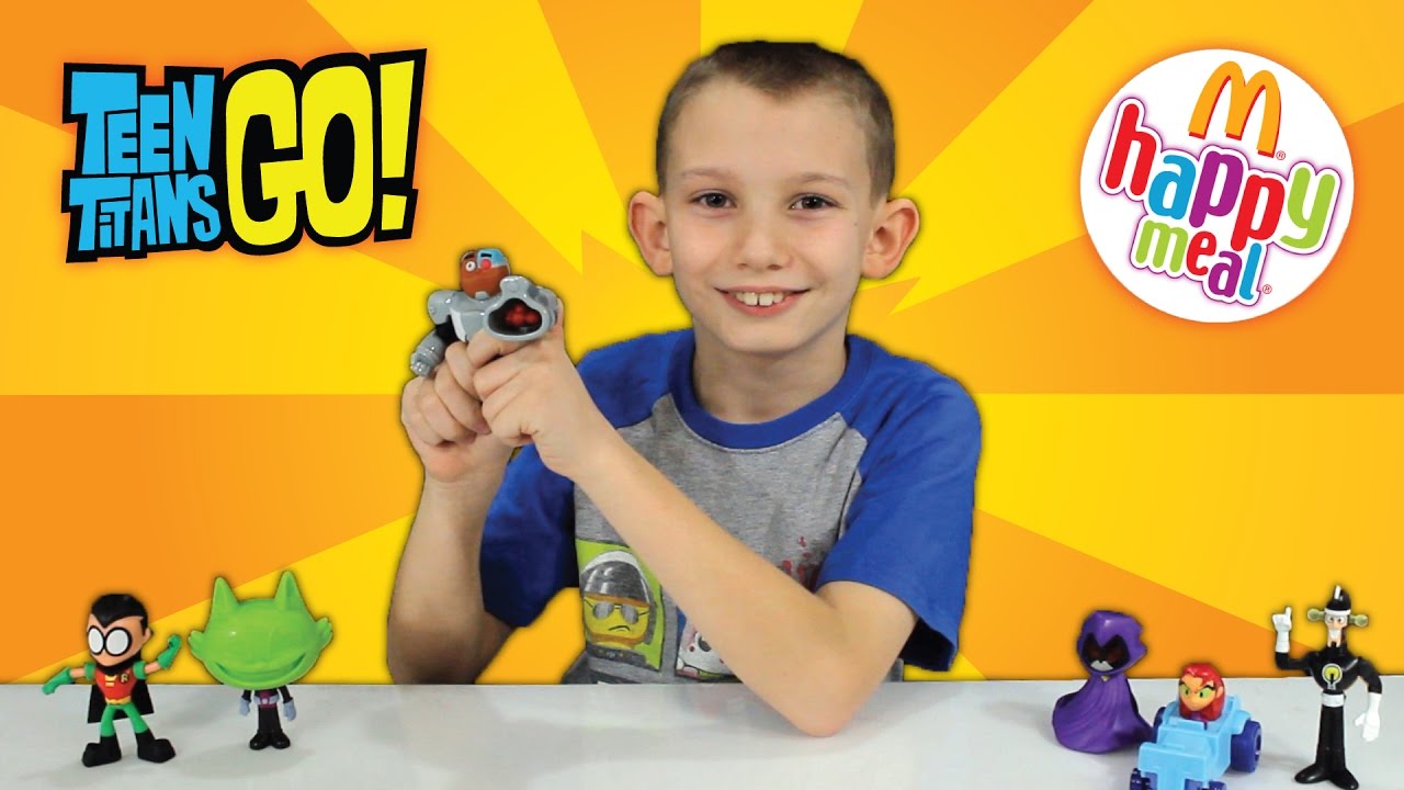 TEEN TITANS GO McDonalds Happy Meal Toy Review - YouTube