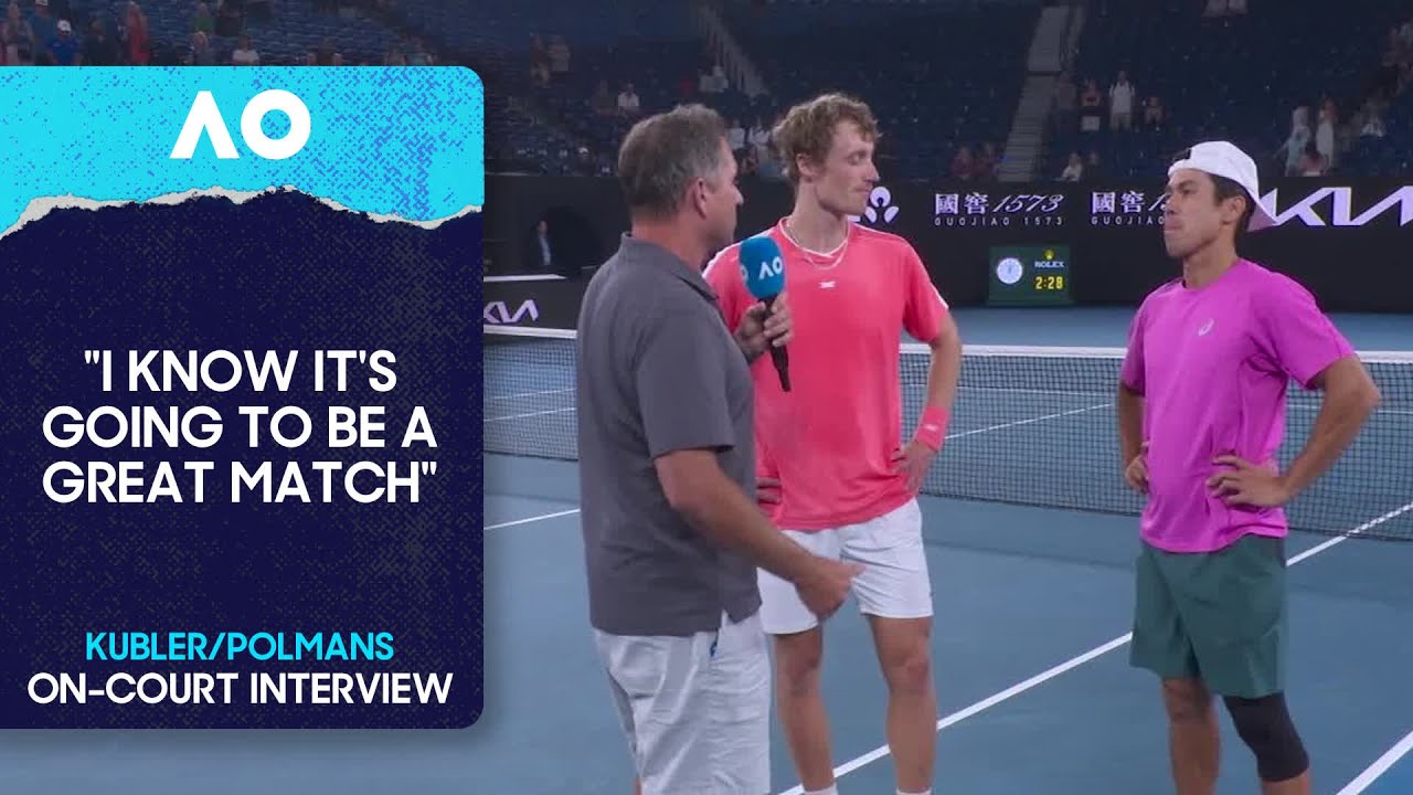 Kubler/Polmans On-Court Interview | Australian Open 2026 Second Round