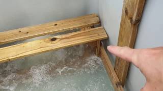HOW TO BUILD A HOT TUB REVISITED PART 2 - SEE HOW POWERFUL THE JETS ARE! - 1080P