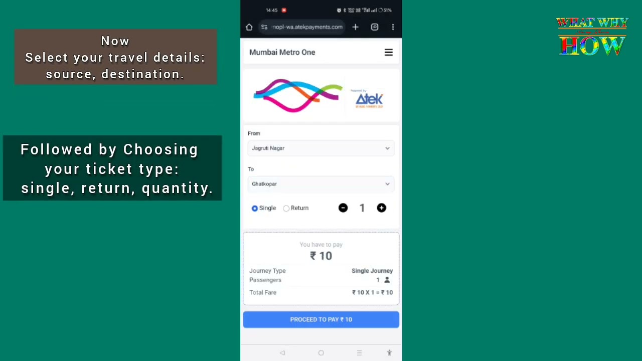 How to Get Mumbai Metro QR Code Ticket on WhatsApp | Step-by-Step Guide