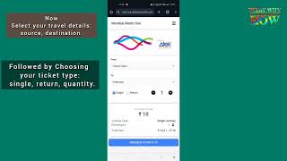 How to Get Mumbai Metro QR Code Ticket on WhatsApp | Step-by-Step Guide screenshot 2