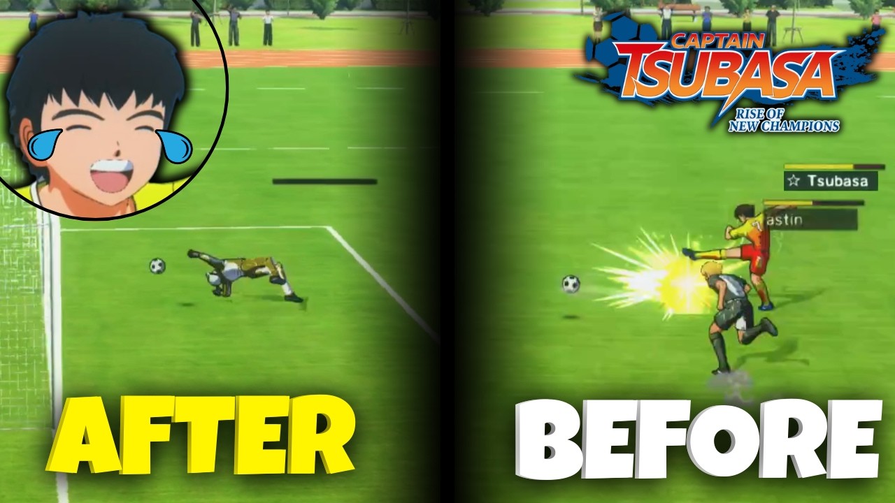 SCORING A FUNNY GOAL FROM DISTANCE WITHOUT ANIMATION?!😂| CAPTAIN TSUBASA RANKED MATCHES