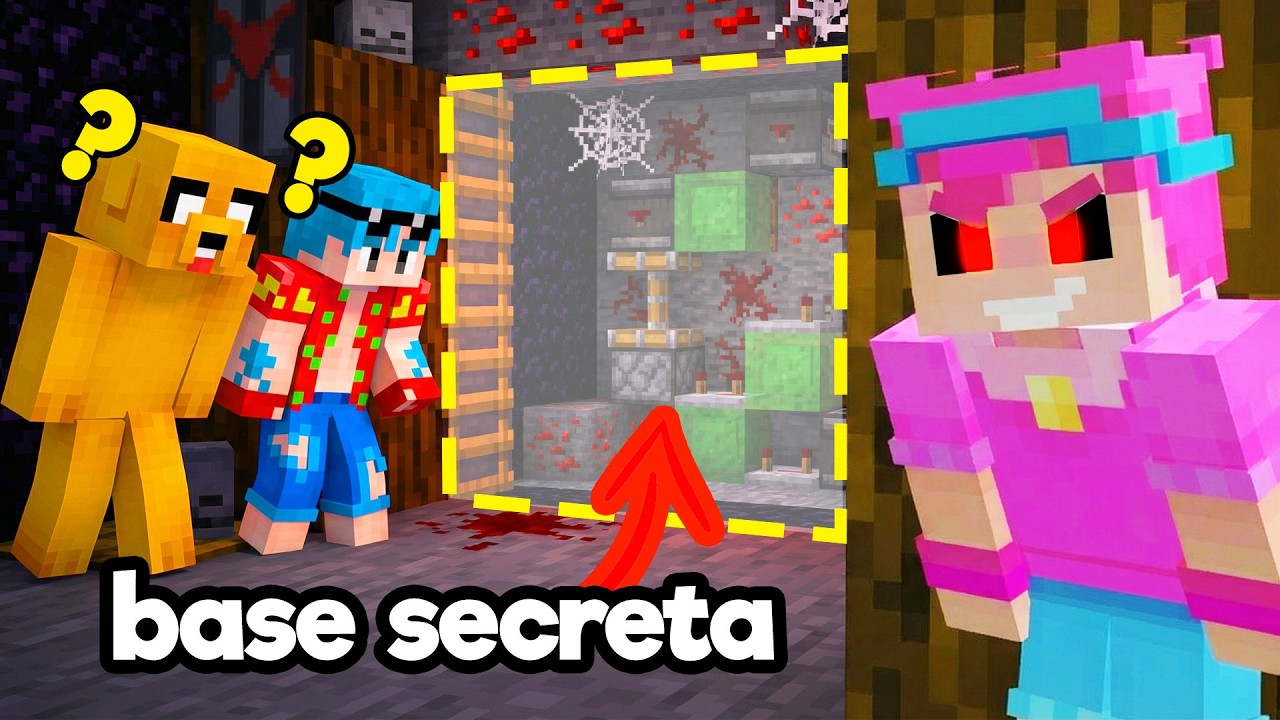 Creé un CLAN SECRETO OSCURO en Minecraft... 😈 LOS VECINOS #8