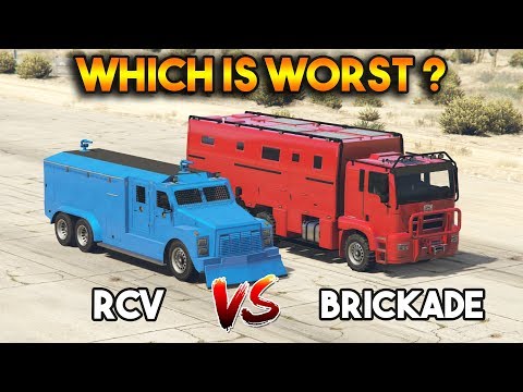  GTA 5 ONLINE : RCV VS BRICKADE (WHICH IS WORST?)