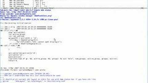 dwm -- dynamic window manager