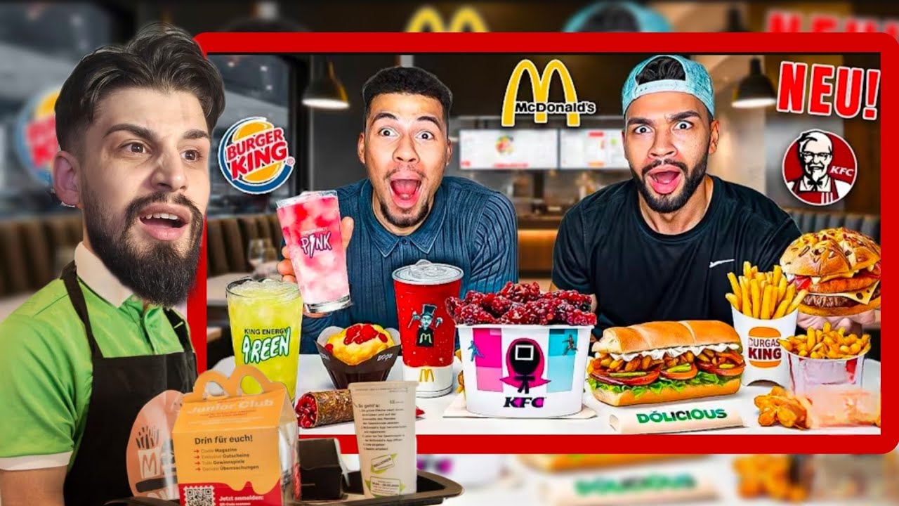 PRANKBROS TESTEN ALLE FASTFOOD NEUHEITEN [ Marvin & Kelvin Reaction ]