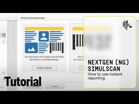 Zebra NG SimulScan Multi-barcode - New Parameter - Instant Reporting - In Action