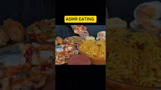 ASMR Eating Spicy Noodles, Domino’s Pizza & Juicy Chicken Shawarma Mukbang