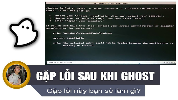 Lỗi launching grub khi ghost lại windows 7 năm 2024