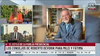 Roberto Devorik fue asesor de estilismo de Lady Di y ahora quiere asesorar a Milei y Fátima Flórez Profile