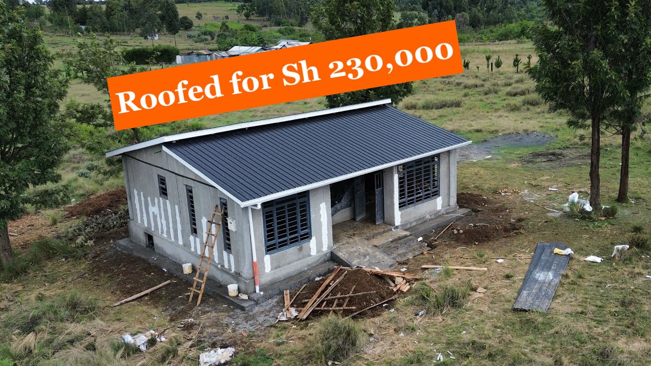 Part 2 Roofing an 89 sq m 2 baths precast unit .