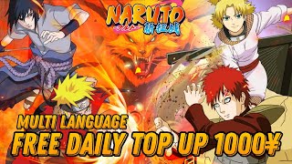NARUTO:New Journey English - Free Daily Top Up 1000¥ + MMR Ninja + Ticket Gacha & Disc 99% / X7 Game screenshot 2
