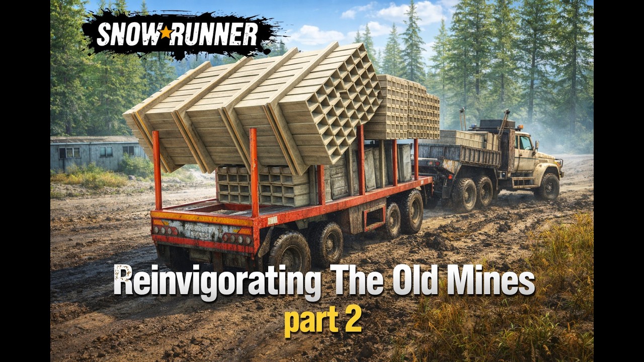 SnowRunner | Reinvigorating The Old Mines Part 2 🚛⚠️ Shortcuts & Flips
