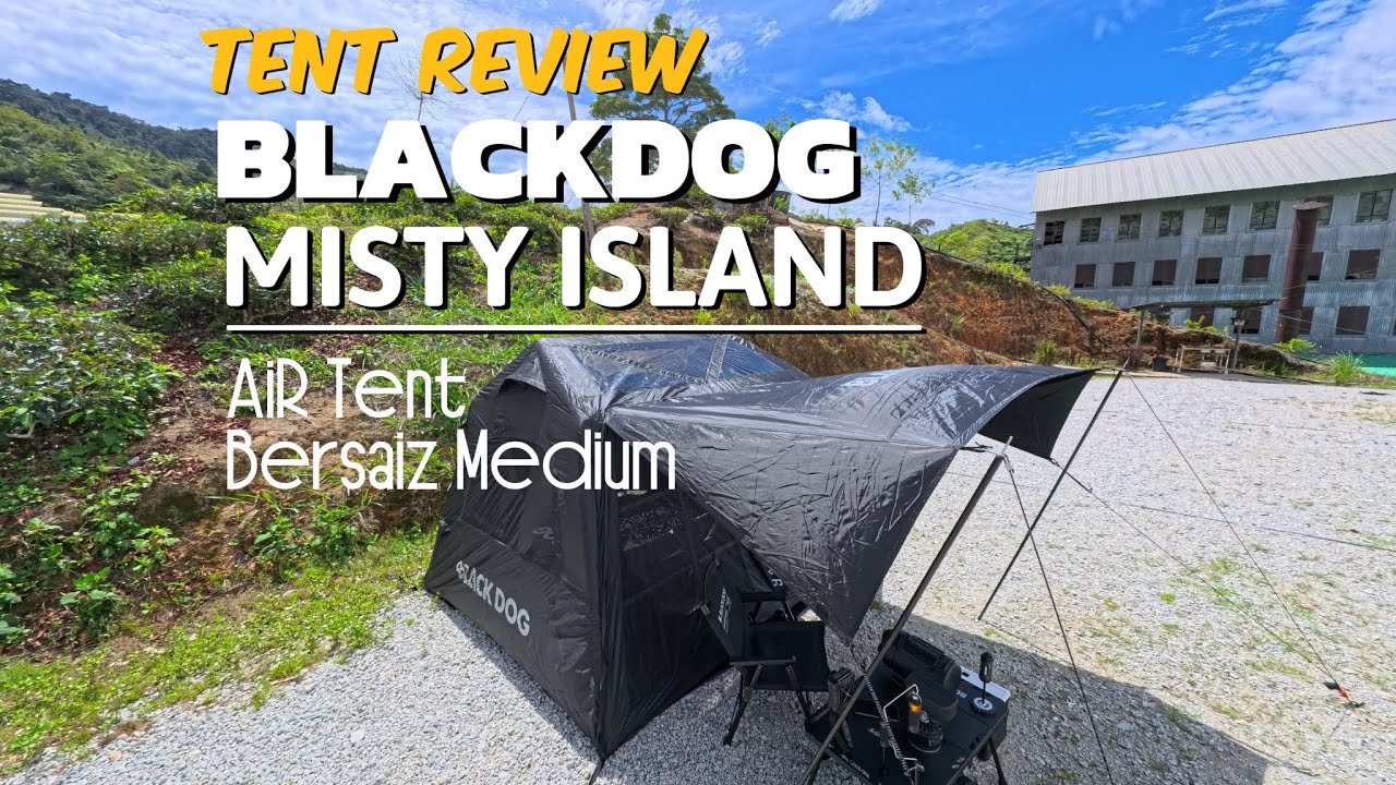TENT REVIEW : BLACKDOG MISTY ISLAND | AIR TENT | CAMPING | UNBOXING | SOLO CAMPING