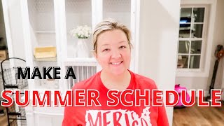MAKE A SUMMER SCHEDULE WITH ME