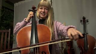 Practise cello with me! 5 minute practice session.