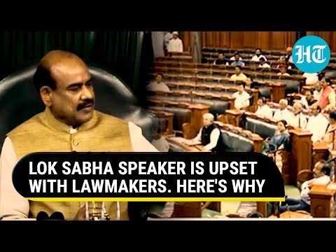 Angry Om Birla Refuses To Enter Lok Sabha; 'Won't Until Lawmakers Behave' | Watch