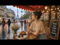 Rainy Cafe Jazz ☕ Relaxing Coffee Shop Ambience (82min) | 비오는 카페 재즈