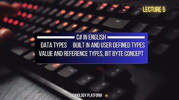 data types in c# in english | value type reference type c# | byte in c# | built in user defined