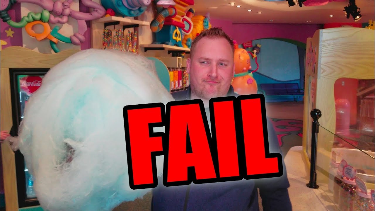 Cotton Candy FAIL at Universal Studios, Florida YouTube