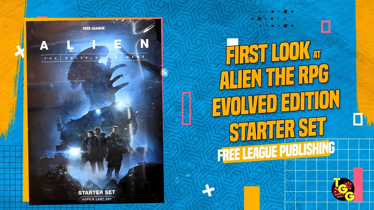 ALIEN: The Roleplaying Game Evolved Edition Starter Set First Look