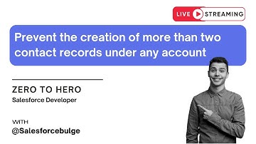 Prevent the creation of more than two contact records under any account | apex trigger