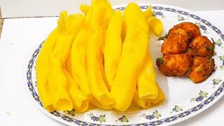 Aloo-Fafda Recipe Gujrati Famous Street Food By Khadija S Kitchen Official