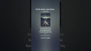Grup Meçhul - Birtek Sensin - Özgün Müzik