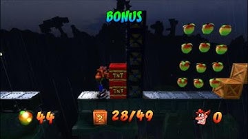 Crash Bandicoot 2 N. Sane Trilogy - Ruination Bonus Level 100% All Crates