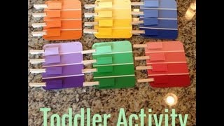 Teach Your Toddler Colors and Fine Motor Skills