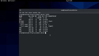 RHCSA v8 Practice Session:  Configure local storage