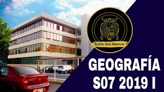 GEOGRAFÍA SEMANA 7 PRE SAN MARCOS 2019 I 📚🖥️