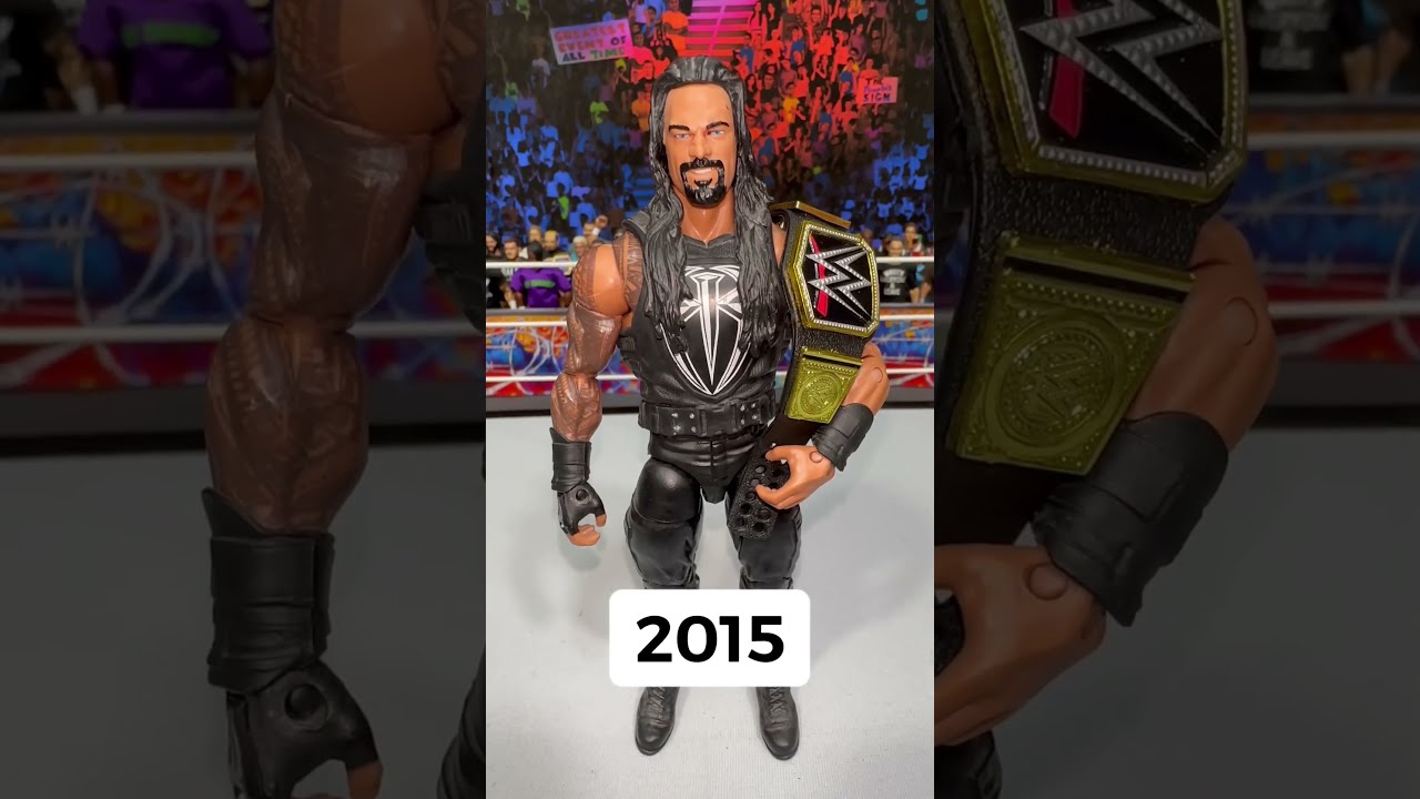 Roman Reigns WWE Figure Evolution 