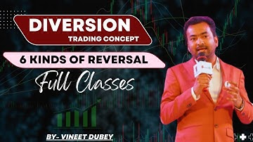 DIVERSION CLASS BY- VINEET DUBEY | 6 KINDS OF REVERSAL | LTP CALCULATOR | INTRADAY OPTION TRADING
