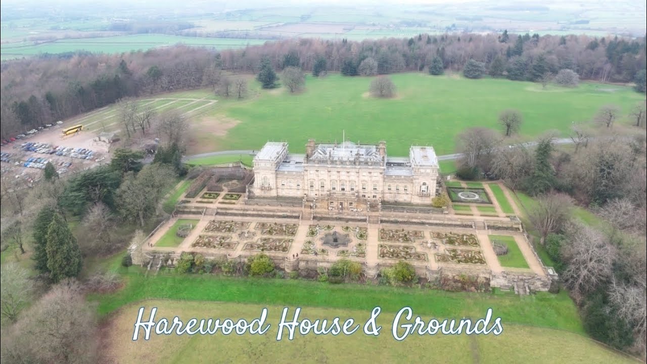 Harewood House, Castle & Grounds by Drone 