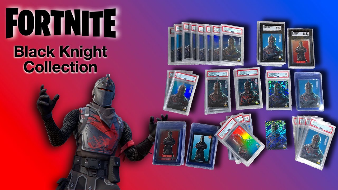 Panini Fortnite Cards-Black Knight collection graded/non-graded Base ...