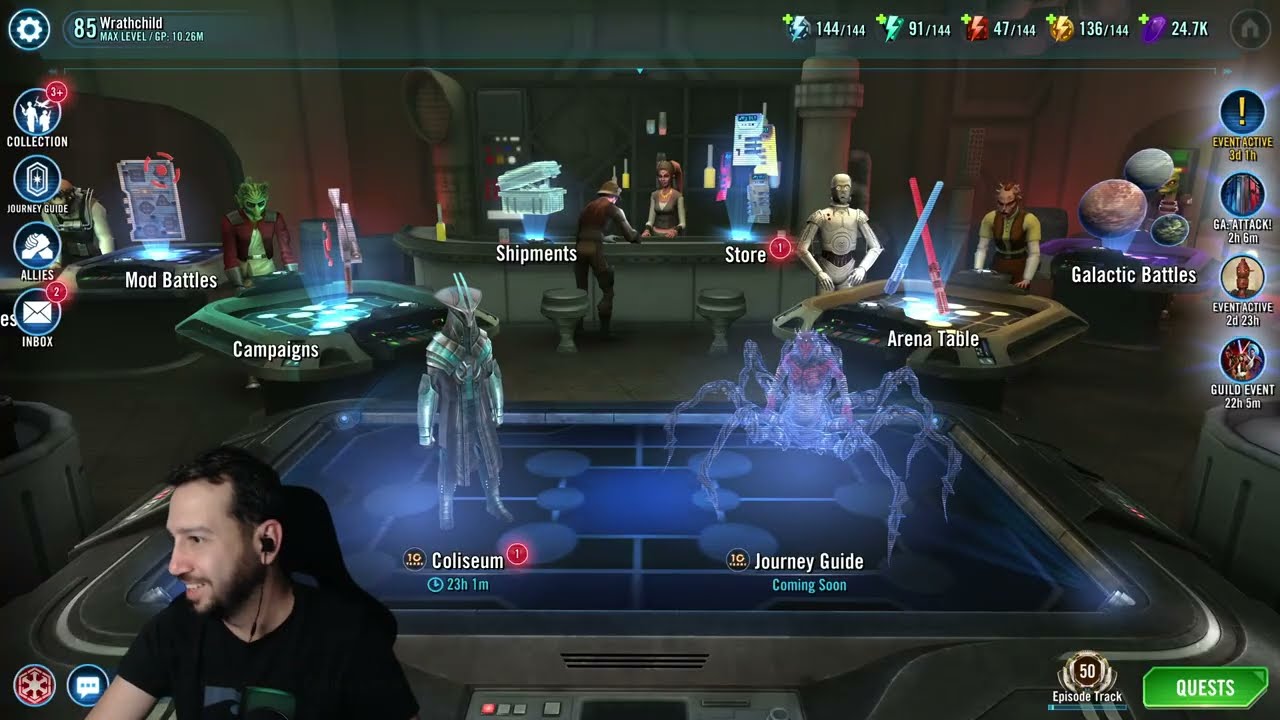 Cumartesi GAC ve istek olursa hesap inceleme - SWGOH