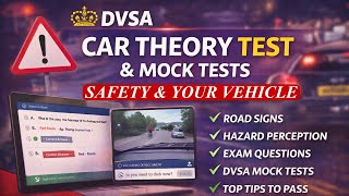 How to Pass 🥳DVSA Car Theory Test in 2026?  Chapter 3: Safety & Your Vehicle