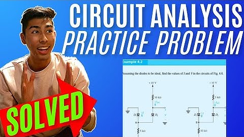 (b) Assuming the diodes to be ideal, find the values of I and V in the ... | Electronics I (Diodes)